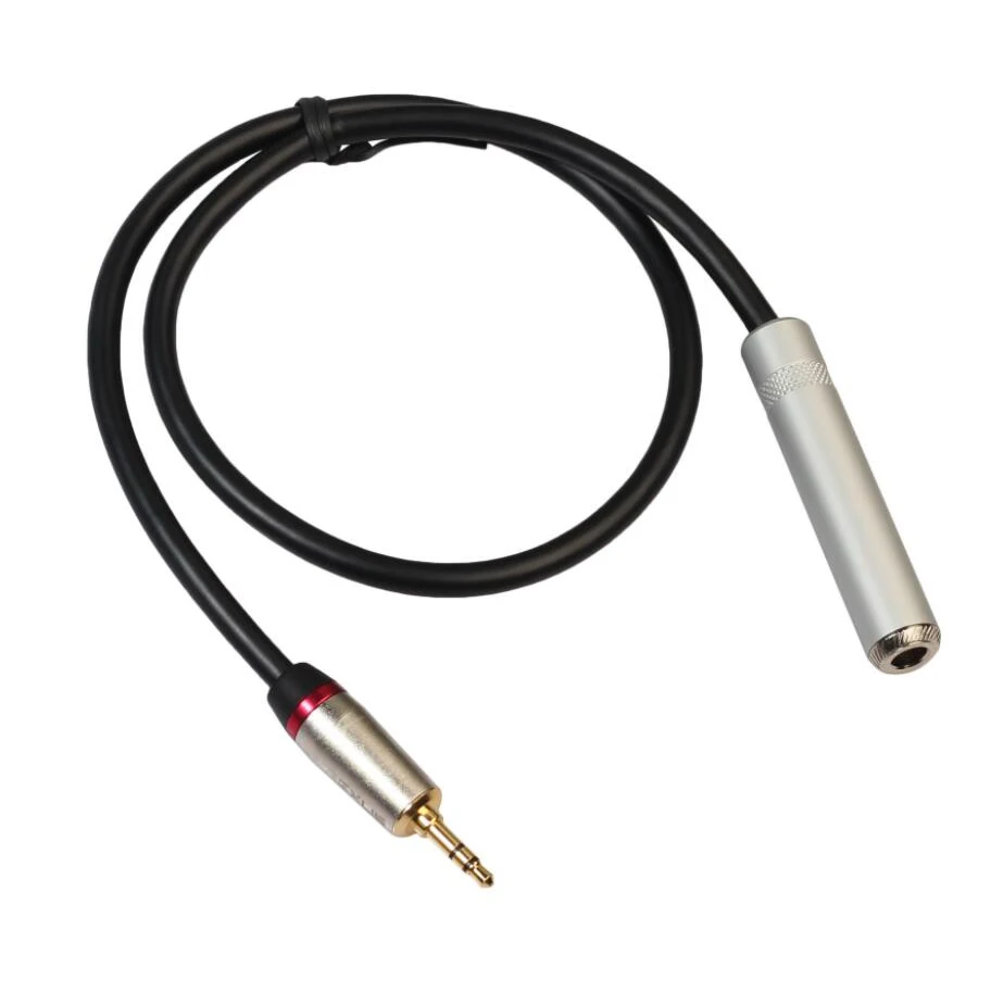 REXLIS 3.5mm męskie do 6.35mm żeński Adapter Audio, 6.35mm do 3.5mm Stereo złącze Audio do telefonu, laptopa, elektroniczne organki itp