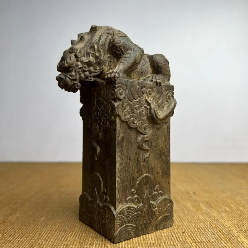 

Статуя Pixiu ручной работы из агарового дерева — скульптура богатого зверя 5,5 x 2 x 3,5 дюйма, орнамент фэн-шуй, домашний декор, счастливый шарм,