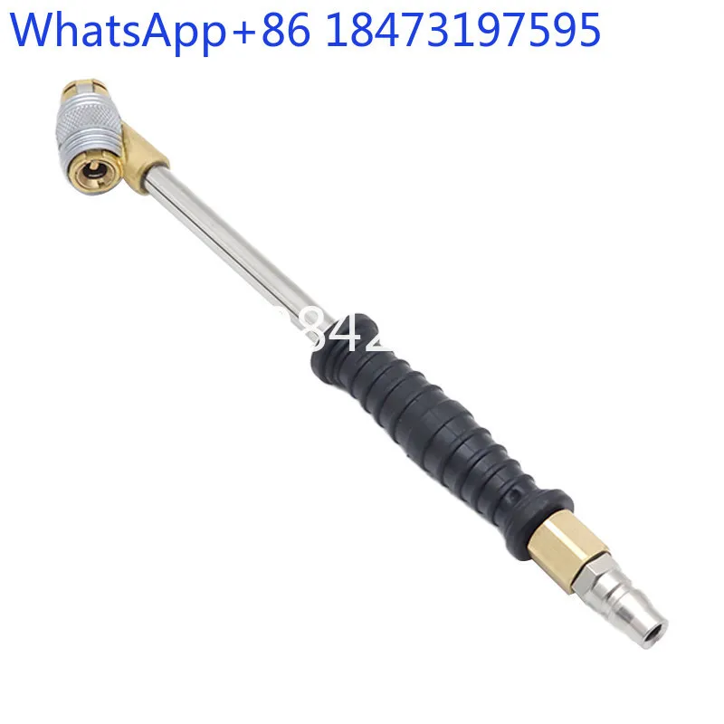 Self-locking   rod Double-ended inflatable rod Hook type push-pull self-locking inflatable large truck tire inflator nozzle