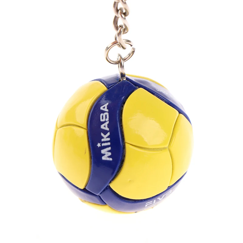 Fashion PVC Volleyball Keychain Ornaments Business Volleyball Gifts Beach Ball Sport For Players Men Women Key Chain Gift