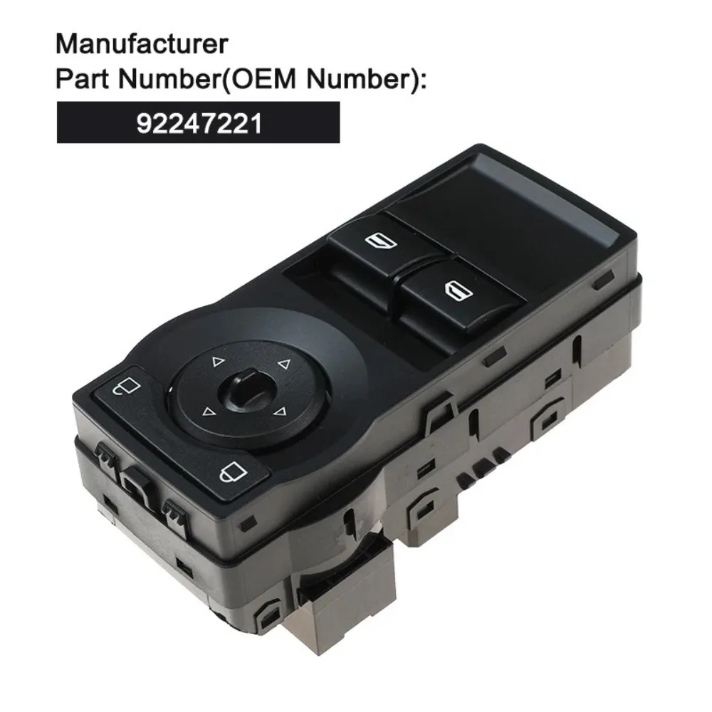 92247221 Grey  Black Eletric Power Master Window Lock Control Switch For Holden Commodore Ute VE Car Accessories