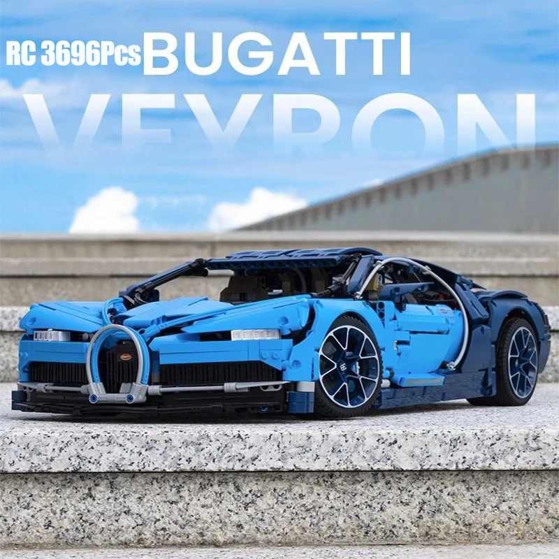 1:8 City Weilong Compete in Speed Racing Building Block RC Famous Supercar Drift Racing Brick Children DIY Toys Festival Gifts