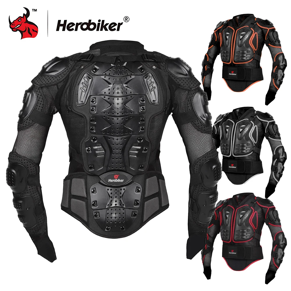 Jaqueta de motocicleta masculina armadura protetora de corpo inteiro off-road motocicleta equitação anti queda anti-colisão armadura jaqueta calças