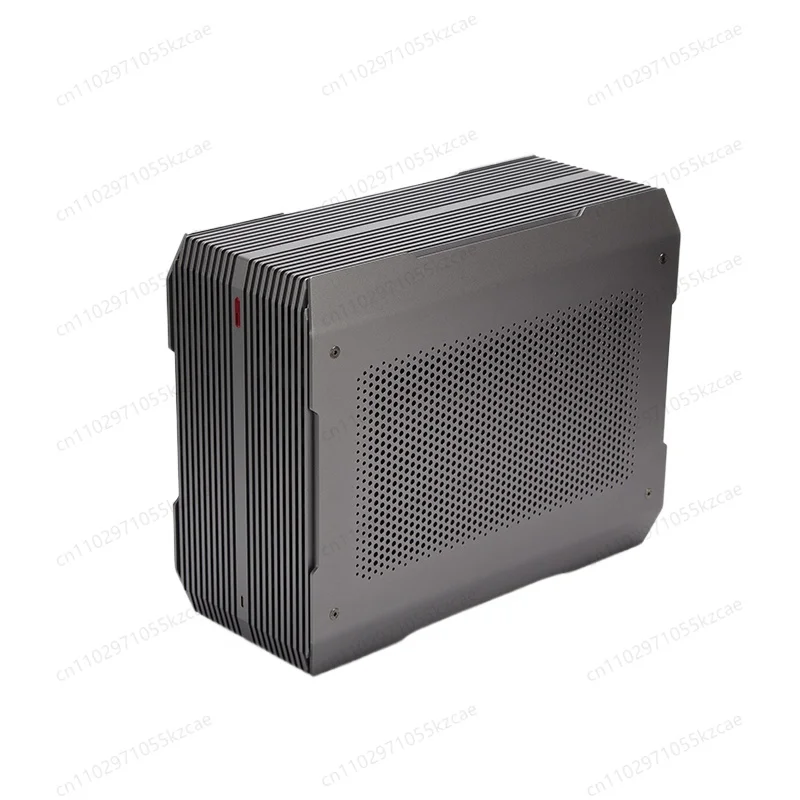 

New Galaxy W5 Mini ITX Aluminum Alloy A4 Computer Chassis Water Cooled SFX Game Long Three Slots Thick Graphics Card HTPC