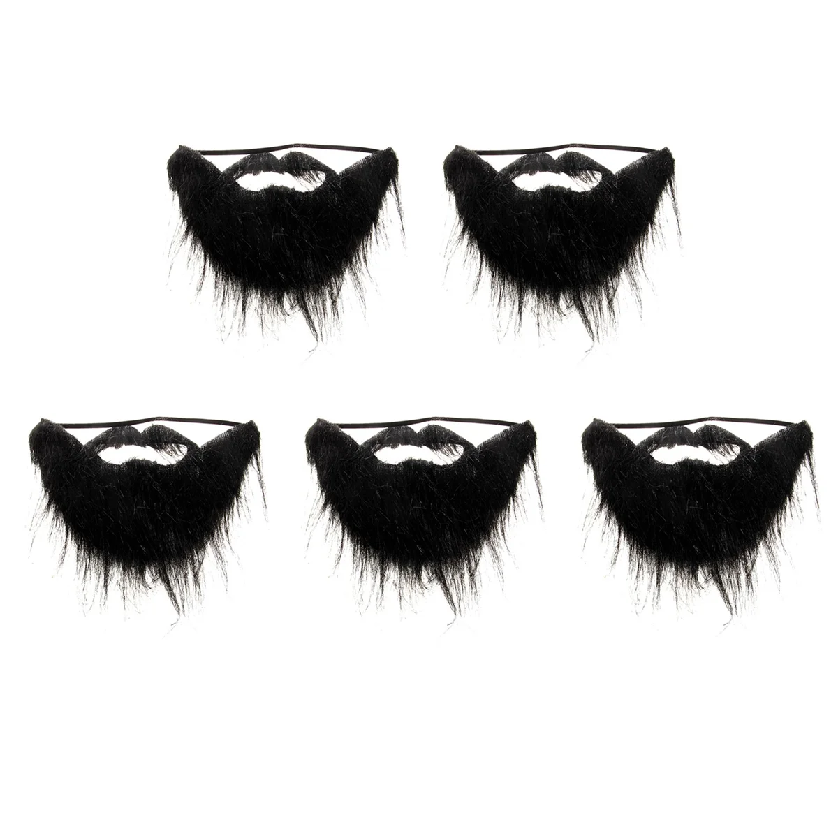 A71P 5X عرض الدعائم محاكاة اللحية وهمية #1