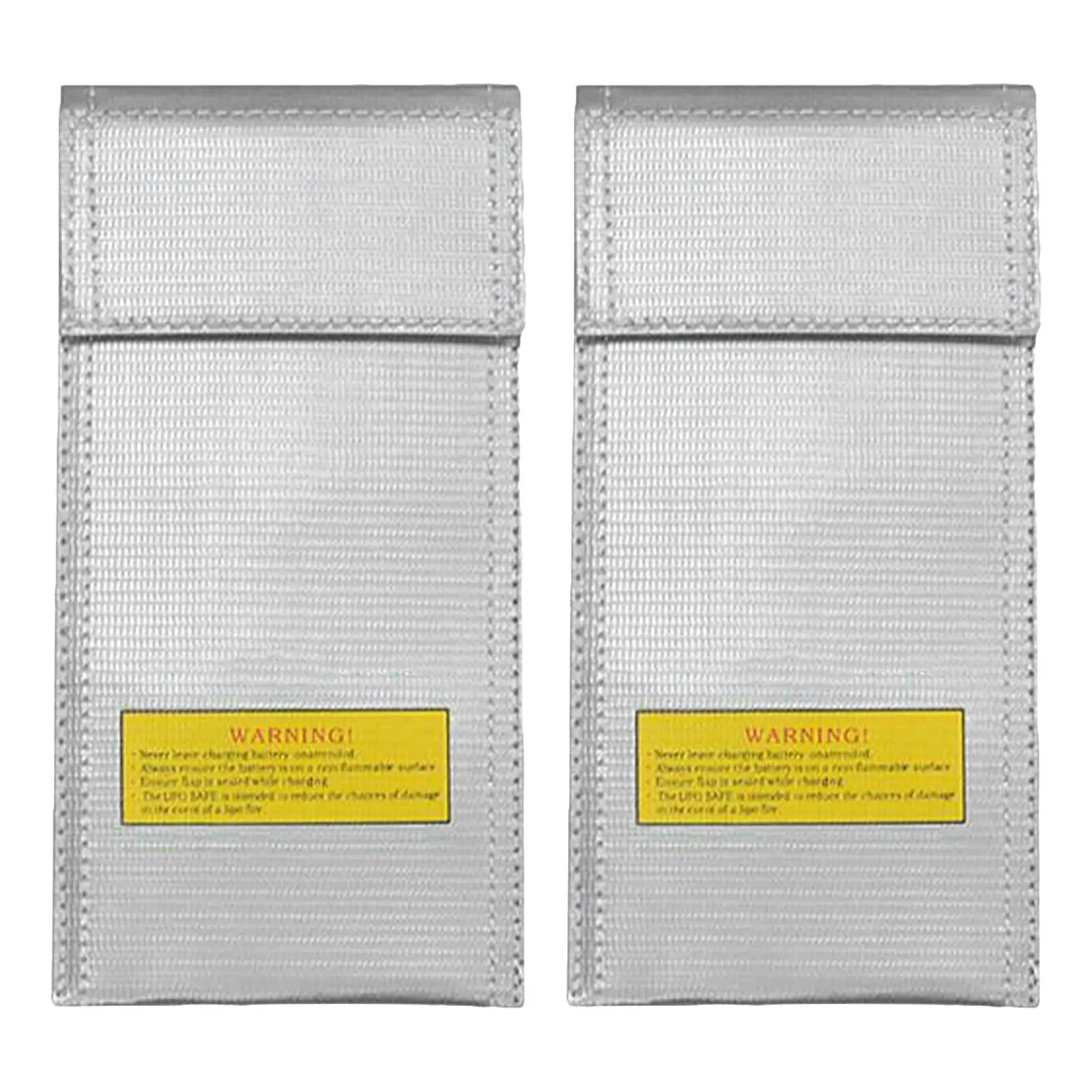 2Pcs Explosion-Proof Fireproof Battery Bag Fire Resistant Lipo Charging Pouch Heat-Resistant Storage Organizer Fireproof Safe - view 3