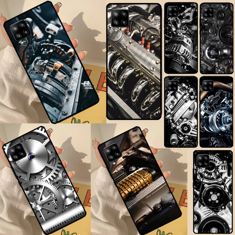 Mechanical Engines Phone Case For Samsung Galaxy A14 A34 A54 A12 A22 A32 A52 A72 A51 A71 A33 A53 A73 A50