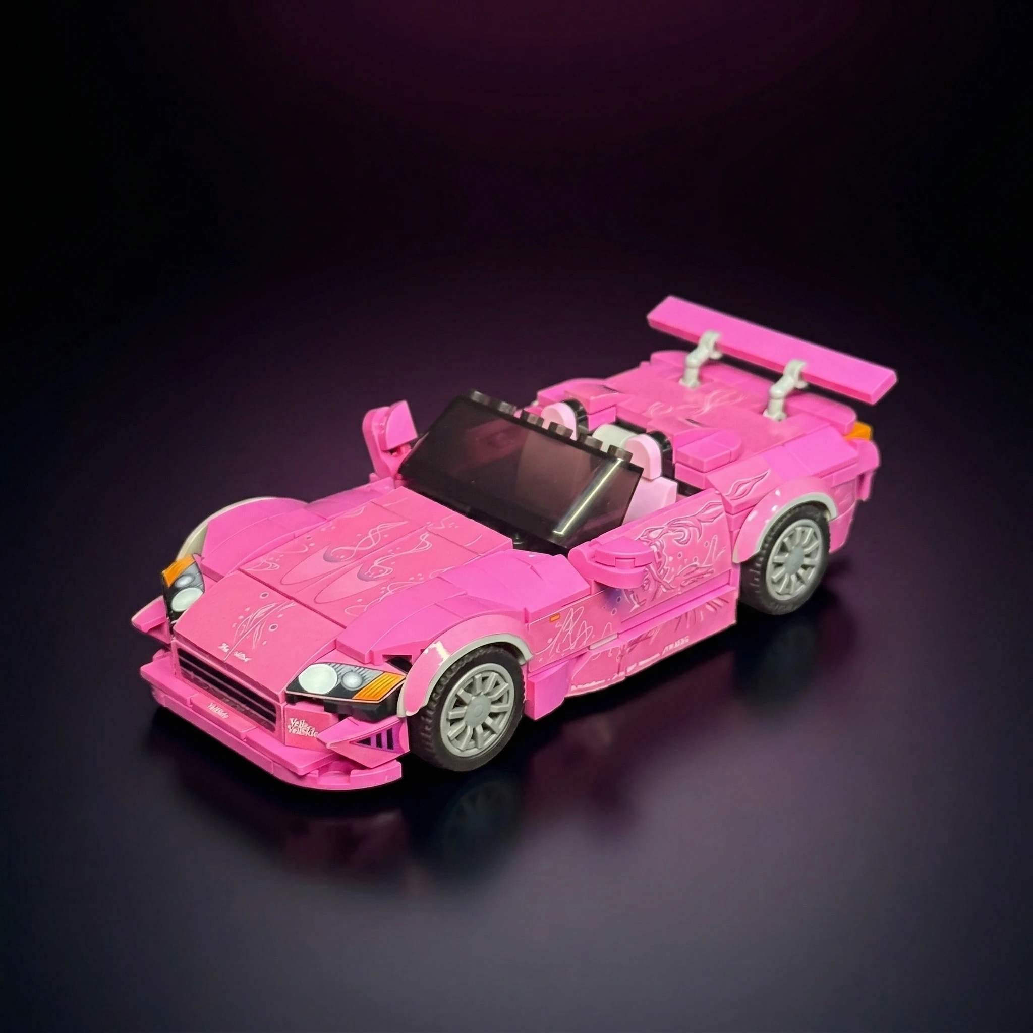 Passion Series Suki's S2000 Supercar Building Blocks MOC-198665 Convertible Sport Racing Car Bricks Toys for Adults Gifts