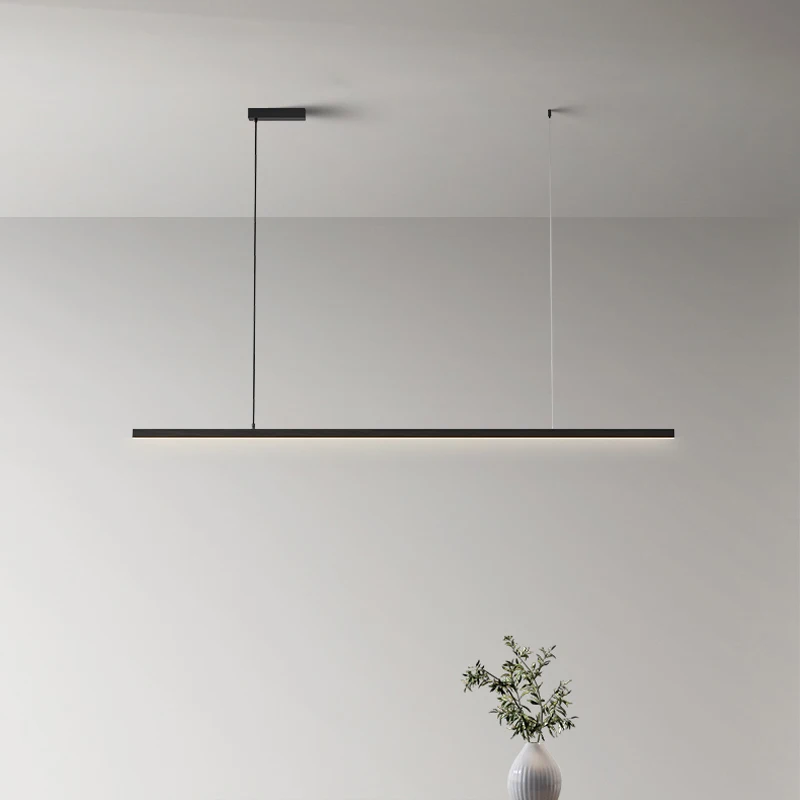 

Restaurant Pendant Lights Nordic Modern Light Luxury Minimalist Style Led Xiaomi Smart Control Word Dining Room Bar Table Lamp