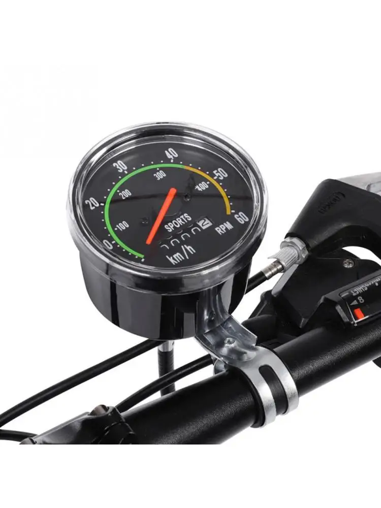 AliExpress elenxs Bicycle Speedometer Waterproof Analog Mechanical Odometer With Hardware Cycling Stopwatch For General 26/27.5/28/29 Inch Bicycle