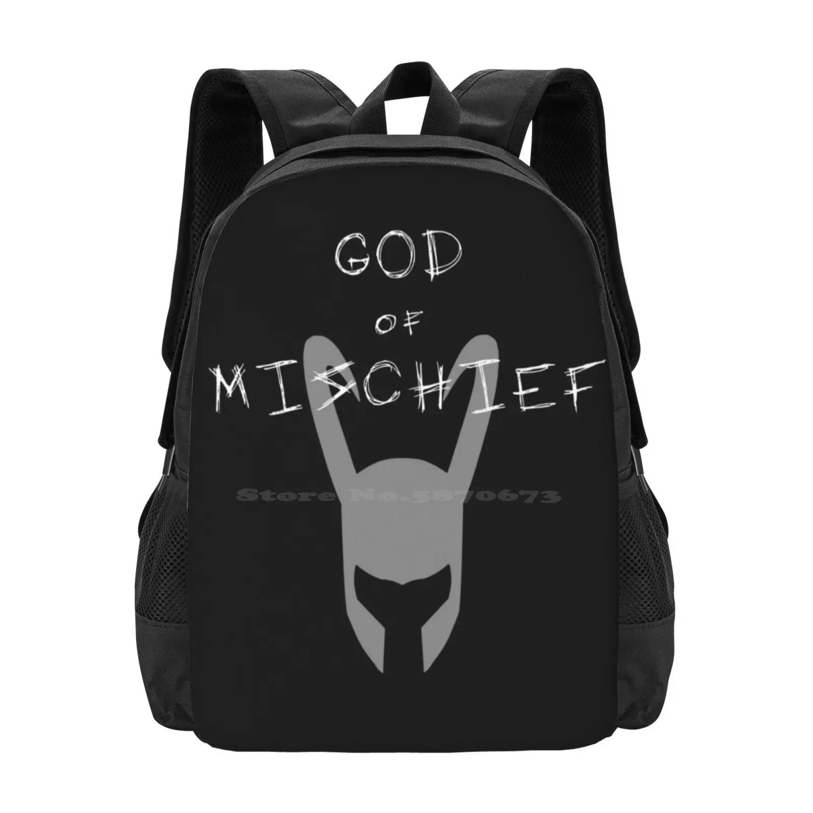 

Рюкзак Mischief с 3D принтом, студенческая сумка Laufeyson The