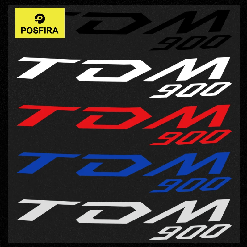 POSFIRA Motorcycle Sticker Waterproof Decals for Yamaha TDM 900 TDM900 Accessories 2002-2013 2012 2011 2010 Motorbike Stickers