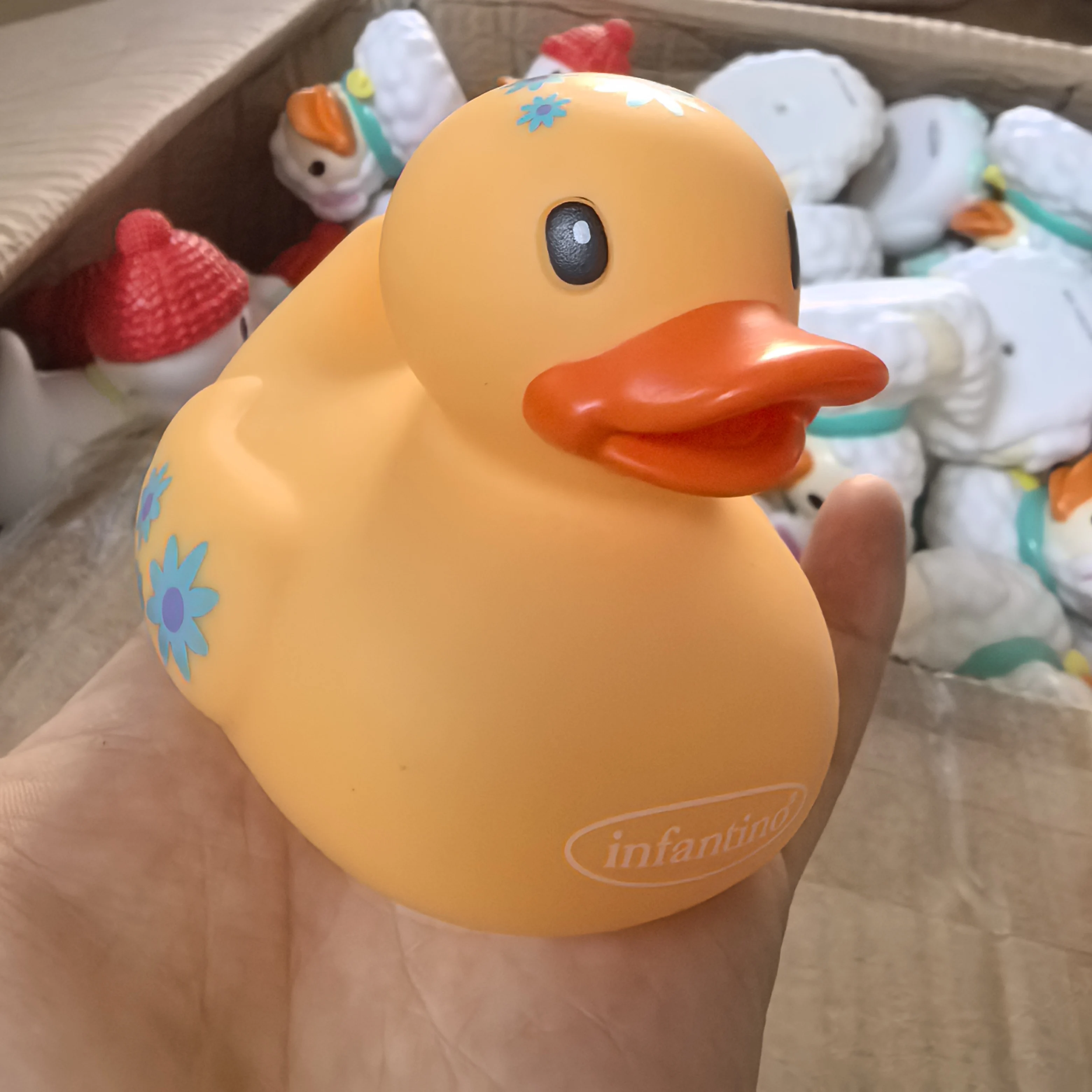 1pcs 8cm Original high quality Rubber Duck Assorted Duck Bath Toys Kids Shower Toy Gifts Baby Birthday Party Gifts Decorations