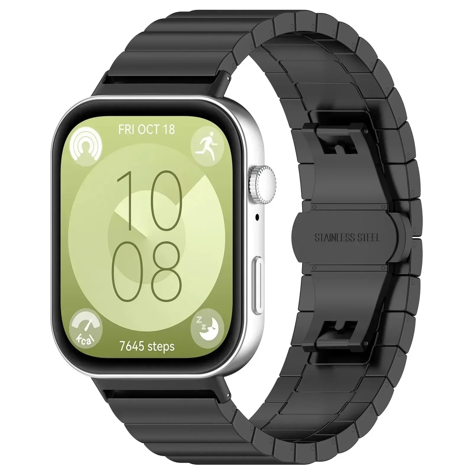 Pulsera de Metal para Huawei Watch Fit 3, correa de acero inoxidable para huawei watch fit 3, pulseras para huaweiwatch fit 3, correa de reloj