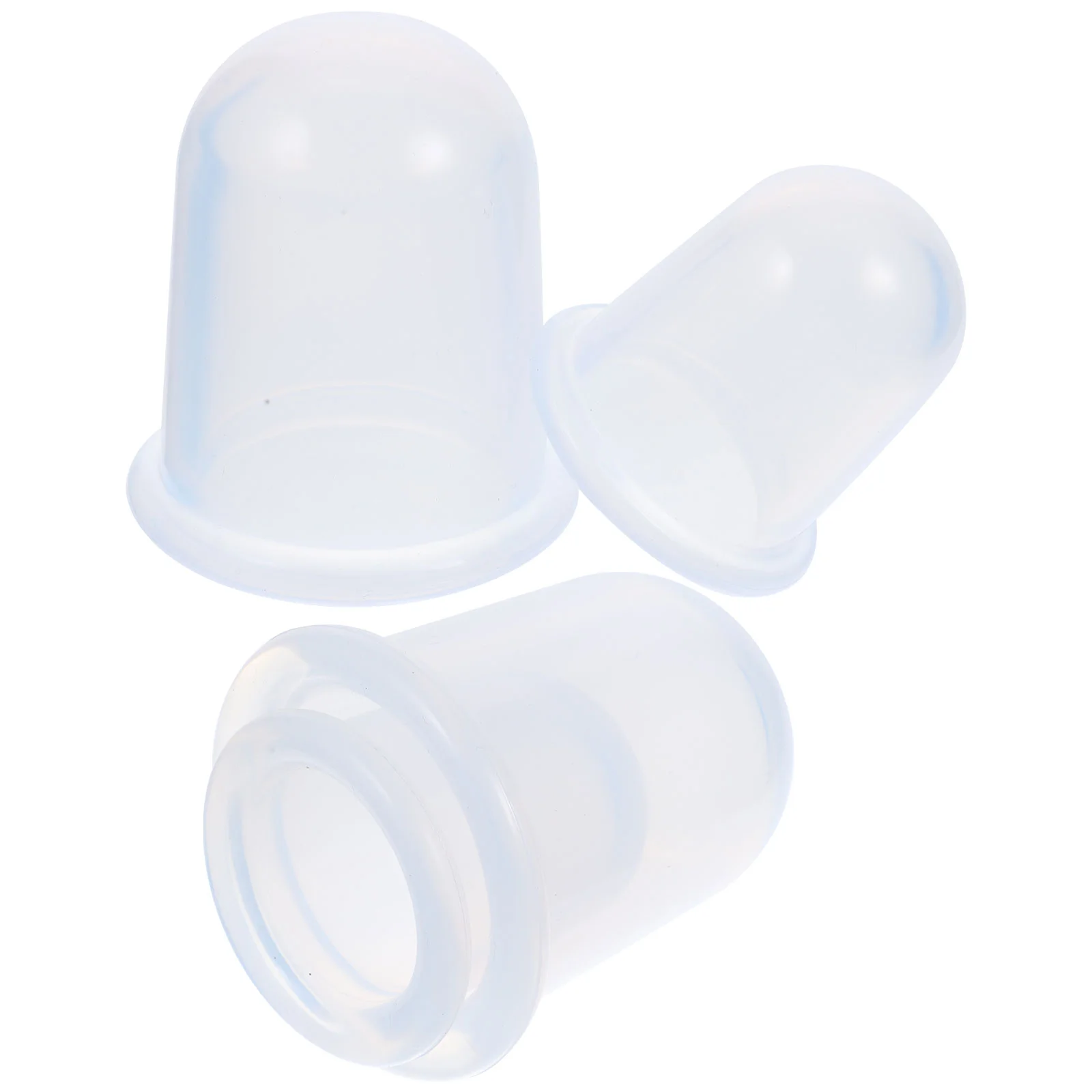 

4 Pcs Silicone Cupping Massage Jars 2 Number Body Portable Cups for Relaxation Muscle Relief Reusable