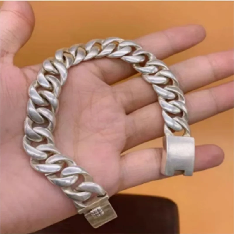 Jia Le/ Tibetan Silver Twist Fashion Bracelet Personalized Simple Jewelry Exquisite Workmanship for Couples Women Men Gift