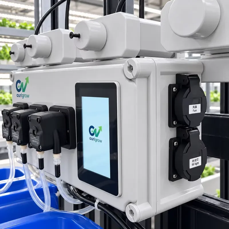 Aurlgrow-Pro Integrated Fertigation Controller Pump MODBUS RTU 1-Year Warranty for Farm Use Precision Nutrient Dosing Growing