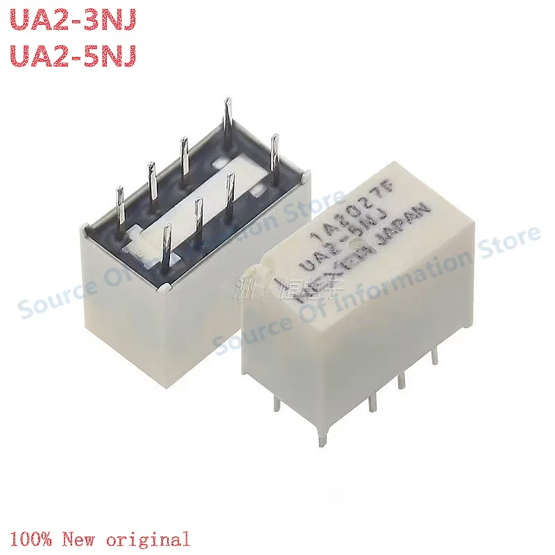 

5pieces UA2-3NJ/UA2-5NJ Signal Relays, 3V/5V, 8Pin, 100% New