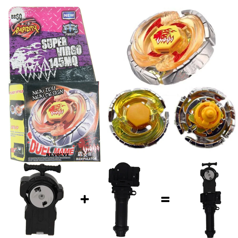 B-X TOUPIE BURST BEYBLADE hell salamander METAL FUSION  BB-82 Grand Ketos Cetus T125RS grip with launcher