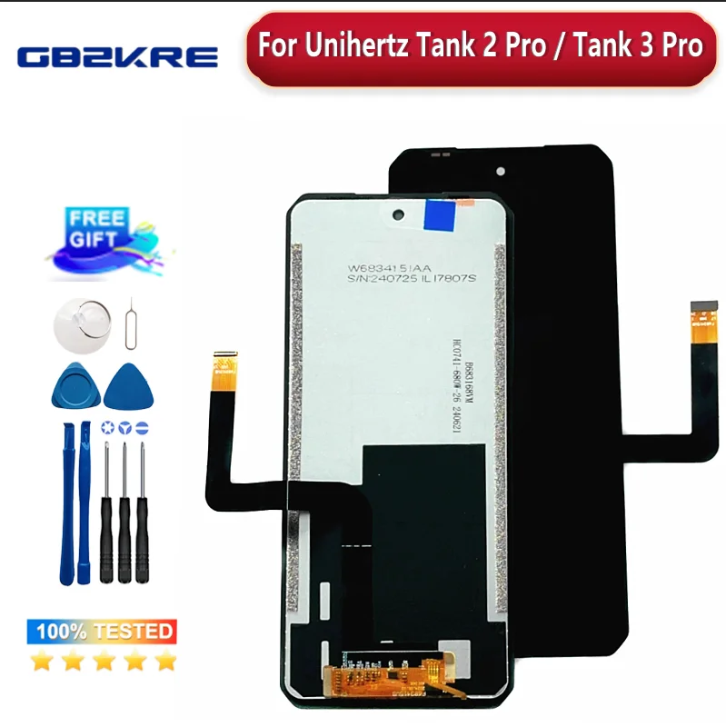 100% Quality For Unihertz Tank 2 Tank 3 Tank 3 Pro 3S LCD&Touch Screen Digitizer Ddisplay Screen Module Repair Replacement Parts