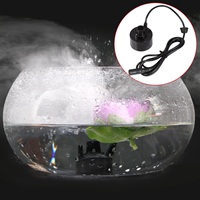Y50A-400ML/H Mini Ultrasonic Mist Maker Fogger With 328Pcs Cable Heat Shrink Tubing Sleeve Wire Wrap Tube 2:1 Assortment Kit
