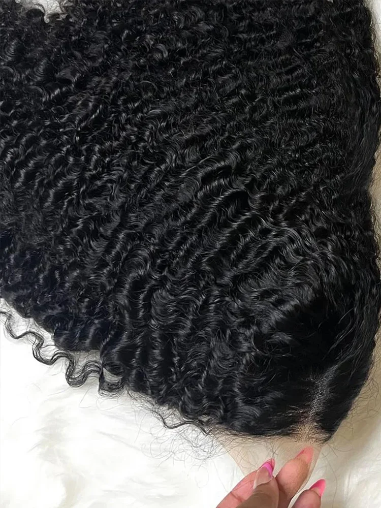 

40 46Inch 13x6 HD Lace Front Wigs Human Hair 300% High Density Deep Wave Lace Frontal Wigs for Women Glueless Wet and Wave Lace Frontal Wigs Pre Plucked With Baby Hair Bleached Knot Wig 12A Original Vietnamese Wigs on Sale Curly Wigs Female Long CEXXY