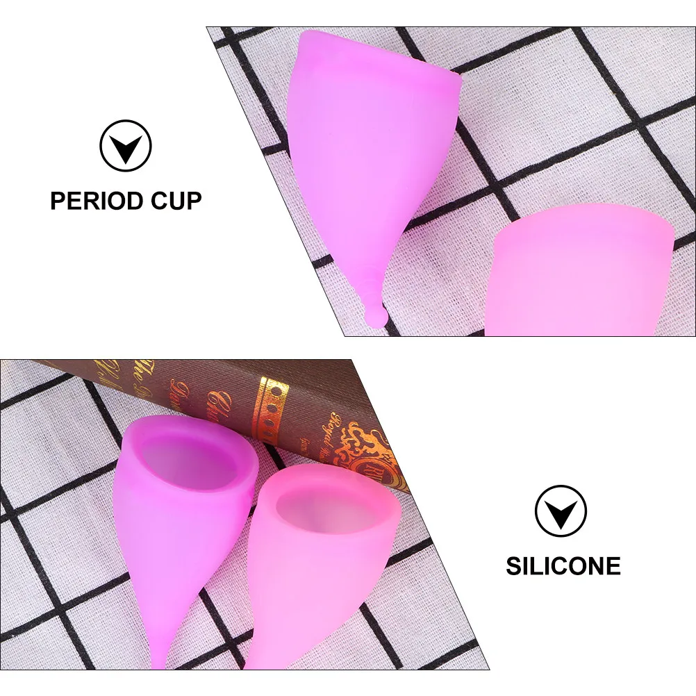 6Pcs Women Menstrual Cup Silicone 30ml Leakproof Comfortable Flexible Period Cup Silicone Cups Tampon Alternatives