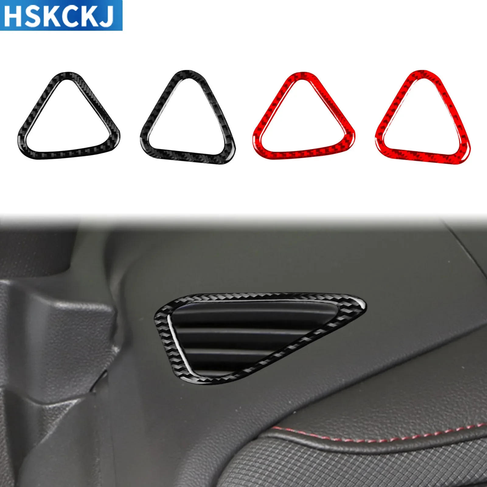 

For Chevrolet Equinox 2018—2022 Real Carbon Fiber Car Dashboard Air Vent Frame Cover Trim Sticker Decorative Accessories