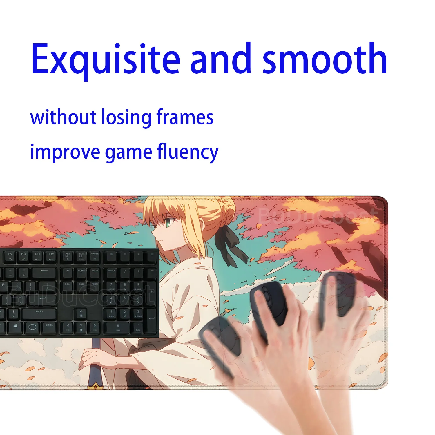 애니메이션 페이트 그랜드 오더 세이버 알터 XXL 마우스패드 키보드 패드 노트북 사무용품 PC 게이밍 마우스패드 대형 게이머 데스크 매트