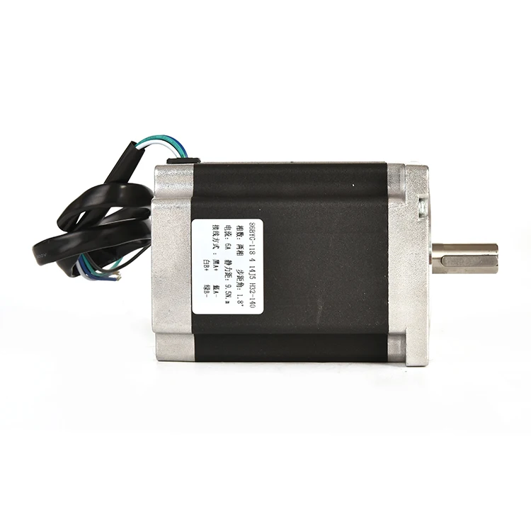 Motore passo-passo ibrido Nema34 da 86 mm 86byg250 Modello rotondo da 8,5 NM Prodotto durevole nella categoria dei motori passo-passo