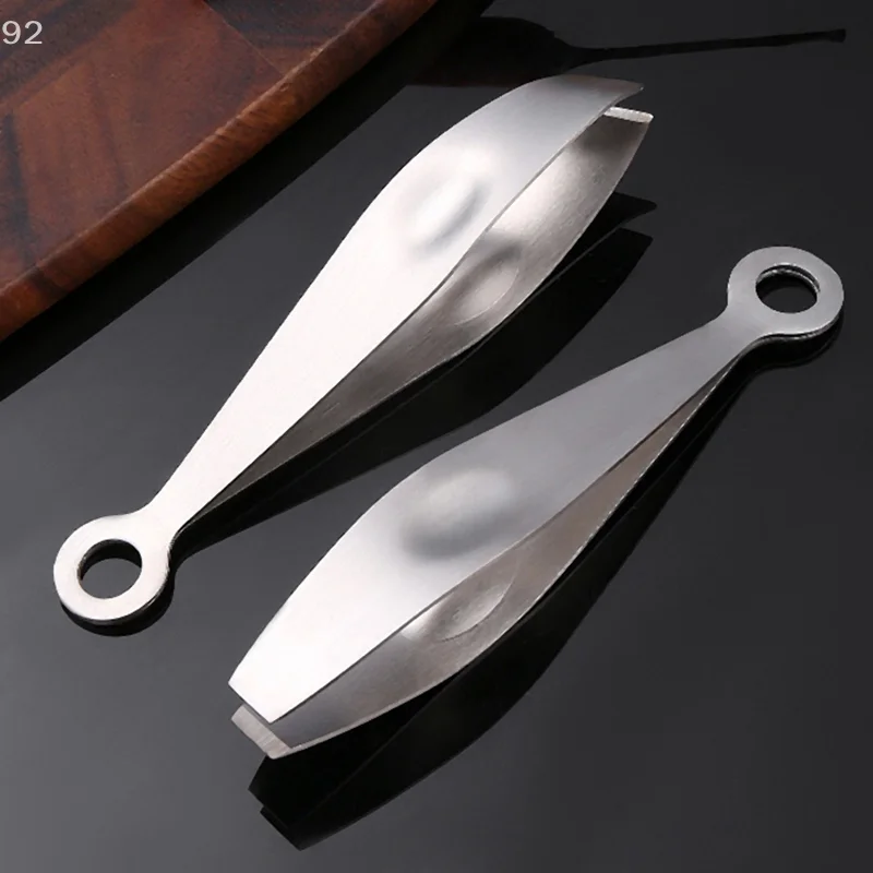 304 Stainless Steel Hair Removal Clip Quick Hair Removal Creative Kitchen Household Fishbone Clip Pig Hair Duck Hair Clip