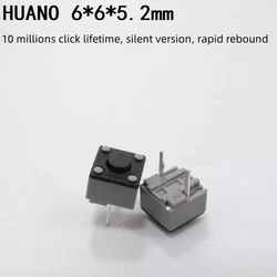 HUANO Kailh Square Mouse Micro Switch 6*6*5.2mm Silent Button For Razer Deathadder 2013 Logitech G PRO X Superlight GPW