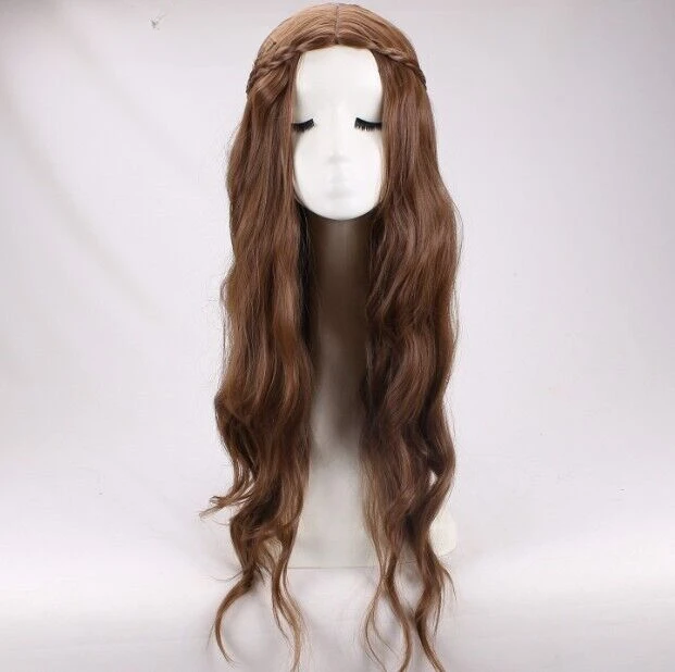 

Halloween Cosplay Wig of Brown Long Costume Anime hair