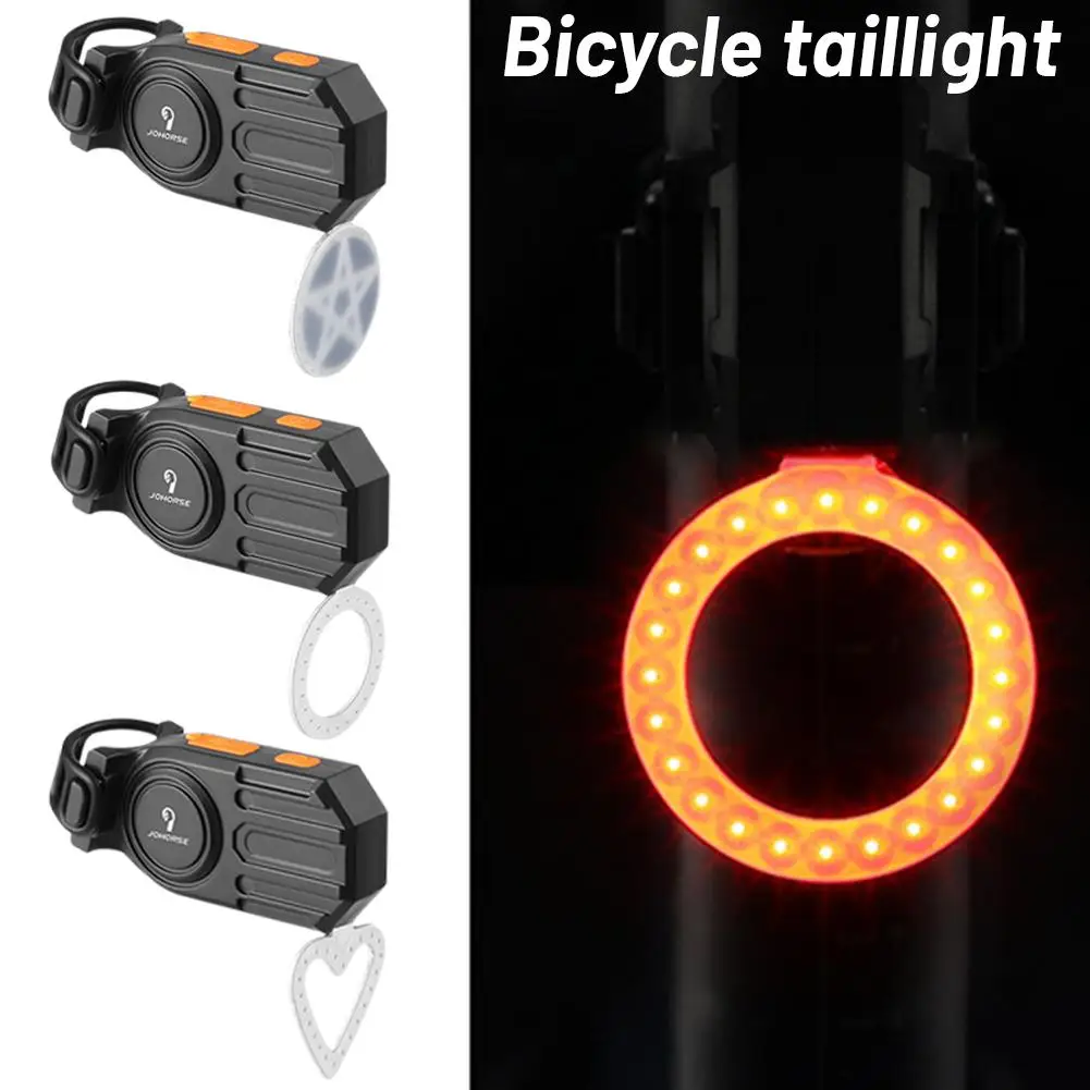 

Road Bike Running Light, Mountain Bike Rear Tail Light Running Warning Light, Equipment Rechargeable Bicycle Light T4M6