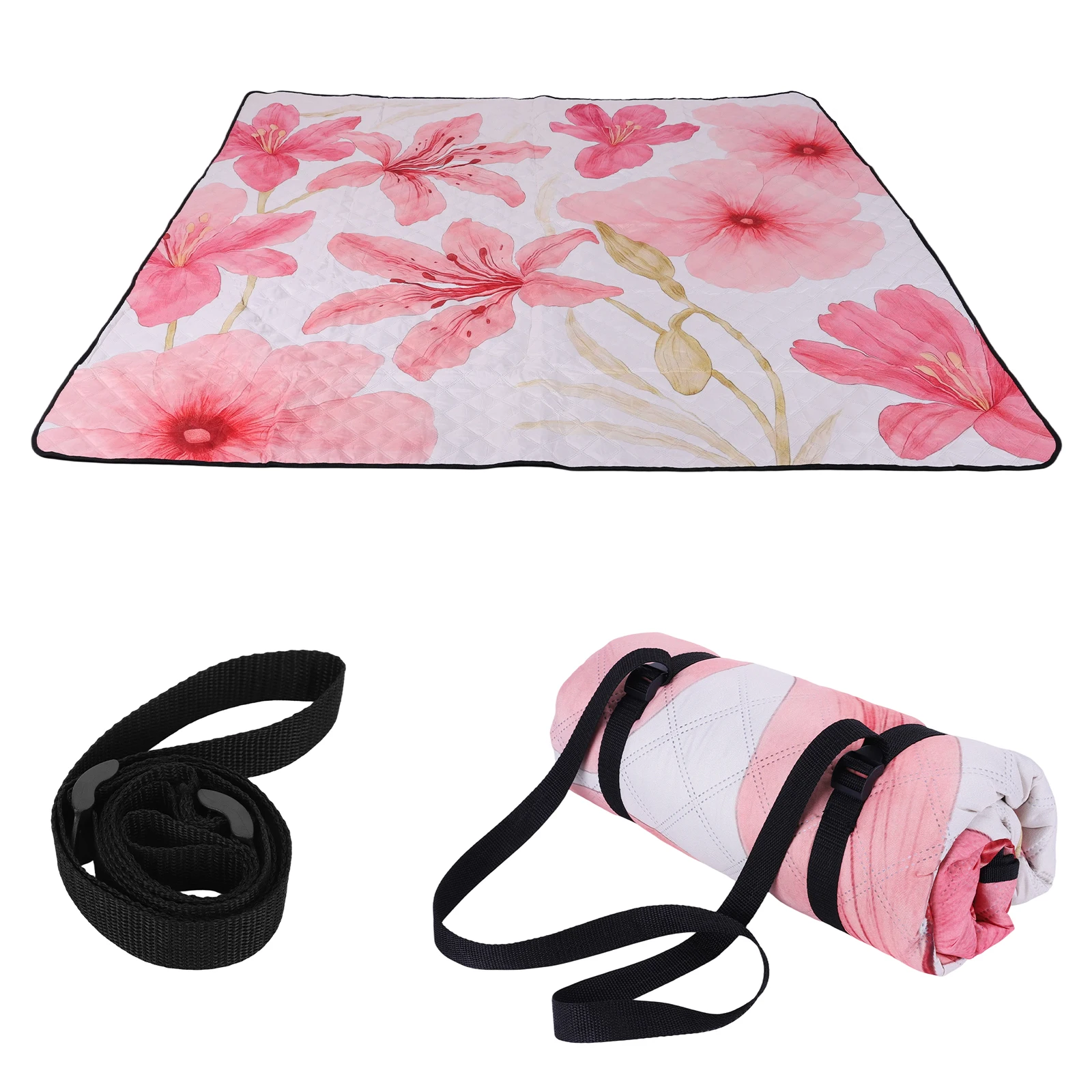 

Water Proof Picnic Blanket Sand Free Soft Cute Picnic Blankets Sand Beach Mat for Camping Beach Blankets Party Park Accessories