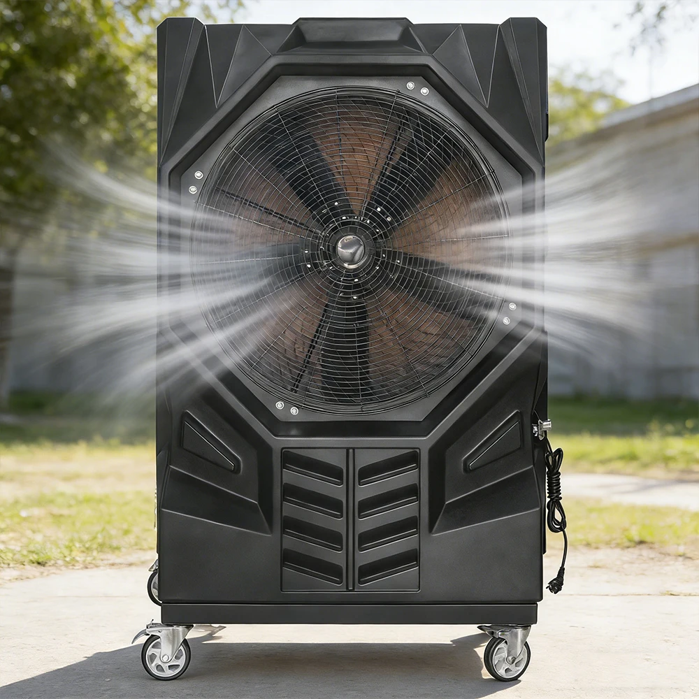Commercial Air Conditioning Equipment Direct Easy Moving Evaporative Water Air Cooler for Workshop Farm Warehouse Export