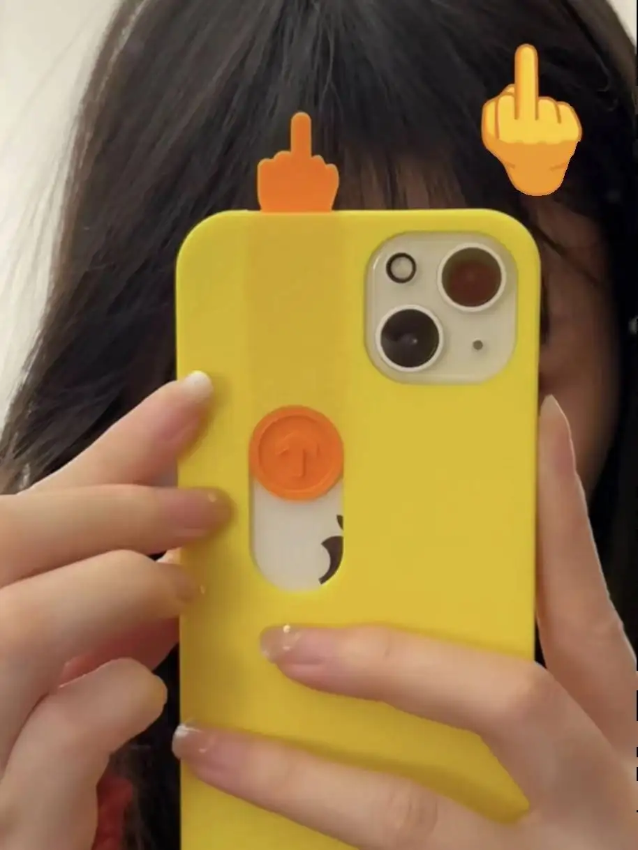 

Creative Sliding Finger Phone Case 3D Printed Exble Middle Finger Design Suitable for 5Promax 4 3Pro 2Promax C...