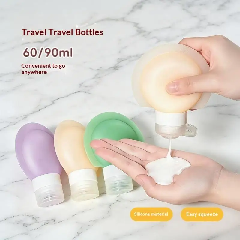 Silikon-Reise-Duschgeltube, BPA-frei, quetschbar, nachfüllbarer Shampoo-Spender für Wandern, Camping, Fitnessstudio – Detail 8