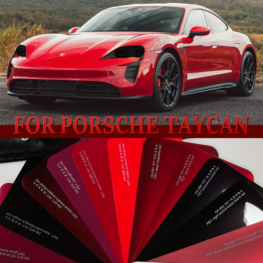 

For Porsche Taycan 2020-2023 8.5Mil TPU Paint Protection Film Pre-cut PPF Car Body Anti-Scratch Clear Bra Resistant Invisible