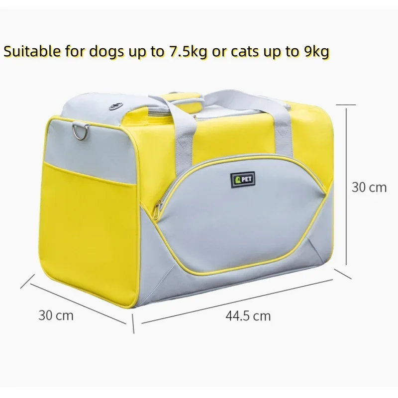 Pet rail box Breathable cat bag out portable large capacity collapsible scratch resistant dog light travel pet supplies