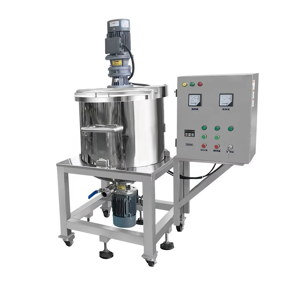 High Speed Viscosity Liquid Solids Detergent Emulsifying Dispersing Equipment Dissolution  Cream Making Machine