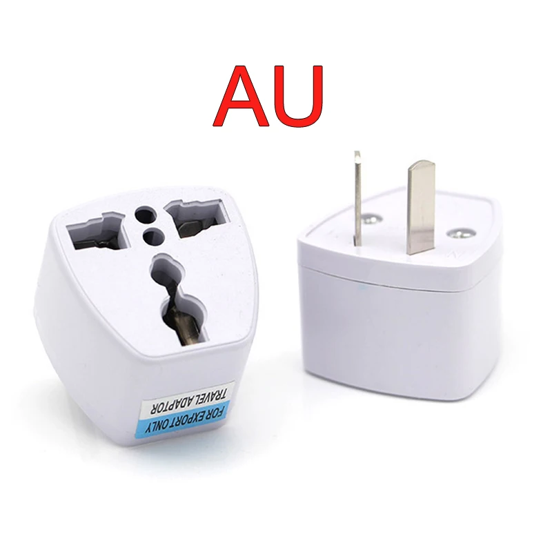 New Arrival 1 PC Universal UK US AU To EU AC Power Socket Plug Travel Electrical Charger Adapter Converter Japan China American