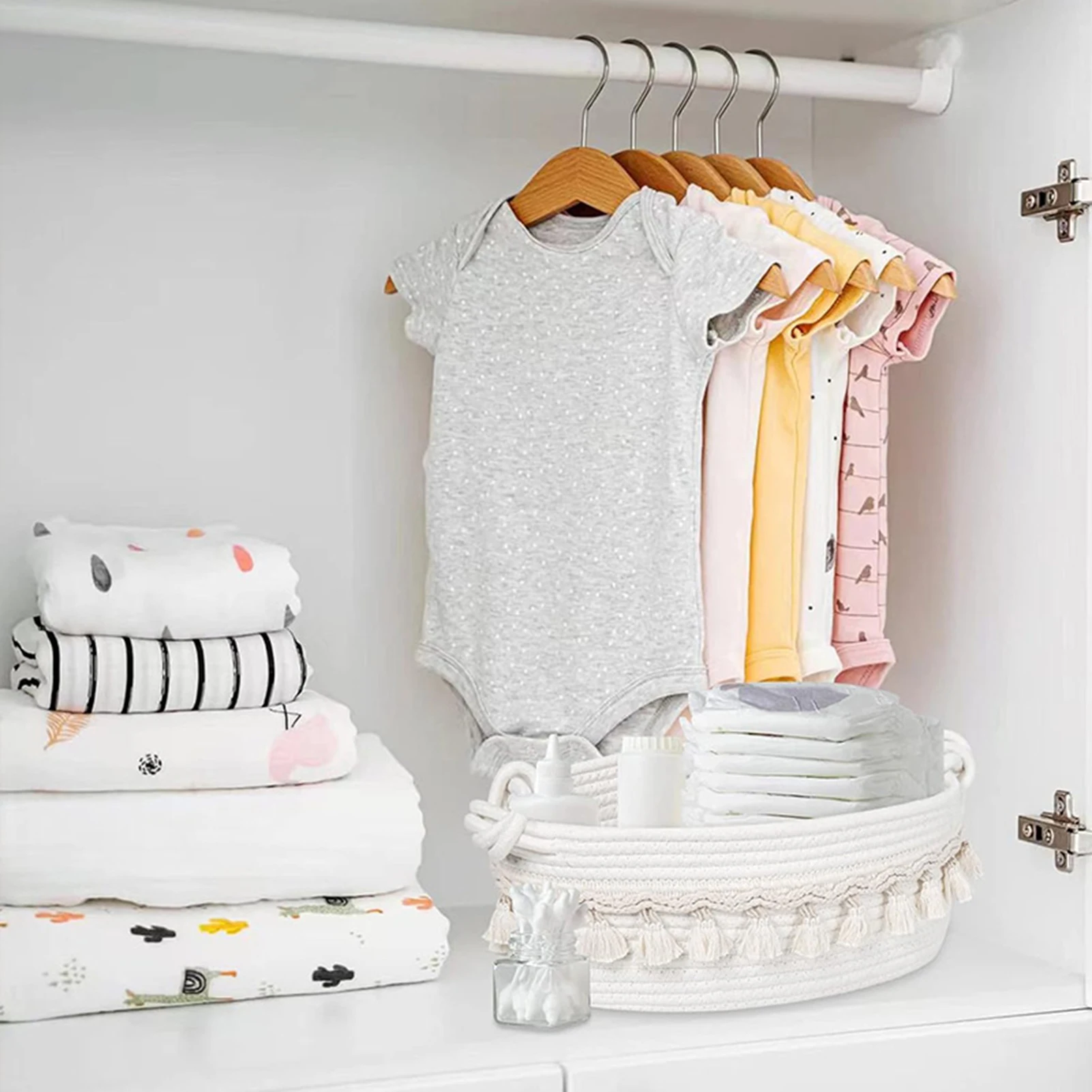 Cotton Thread Storage Basket Multipurpose Sundries Organizer Household Frame Makeup Medicine Headset Snacks Receive Box