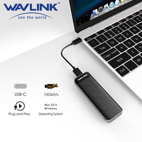 WAVLINK USB 3.1 Gen 2 10Gbps NVMe M.2 External SSD Supports NVMe PCIe Based M Key or B+M key SSD 2280/2260/2242/2230 SSD Size