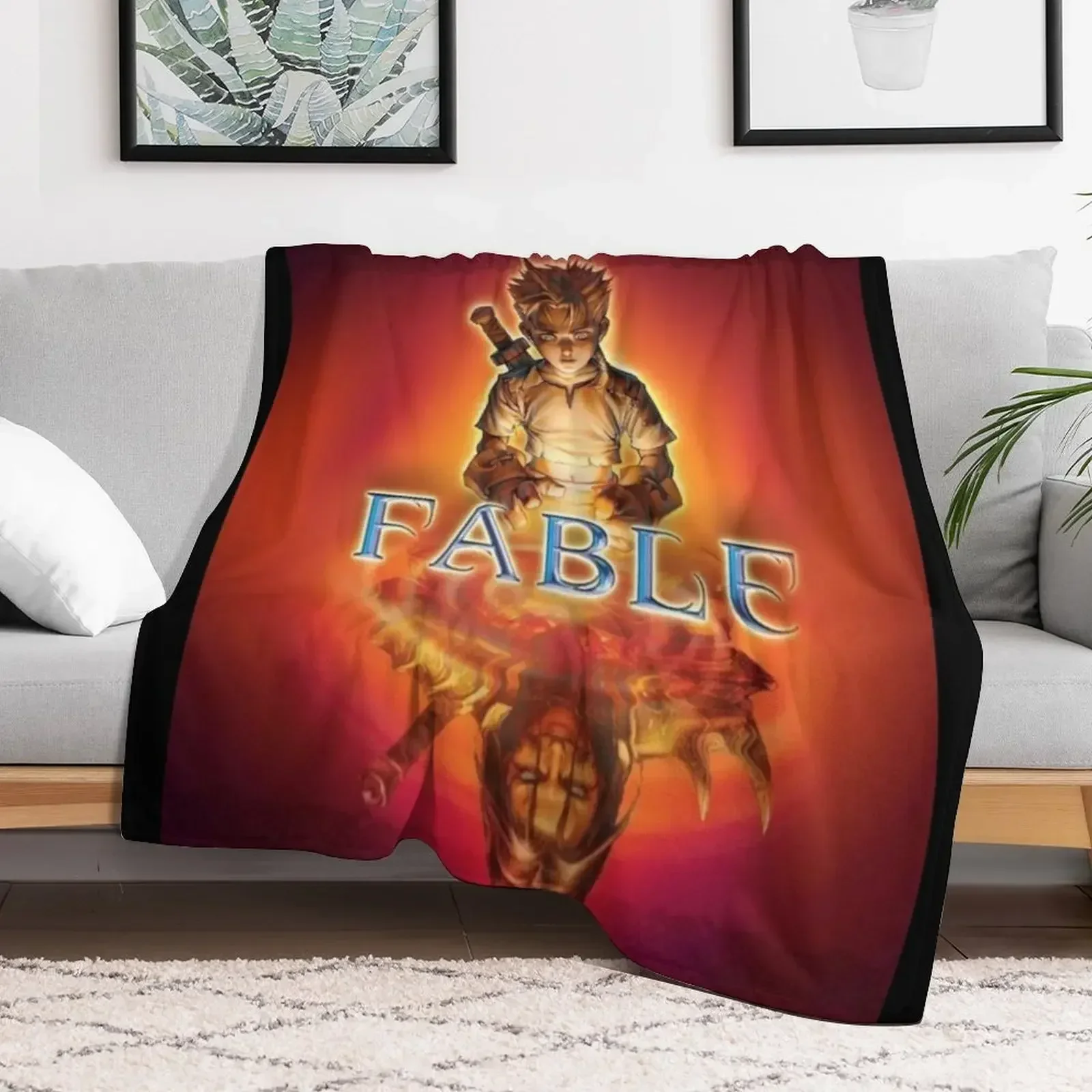 Fable Throw Blanket Camping for winter Flannels Blankets