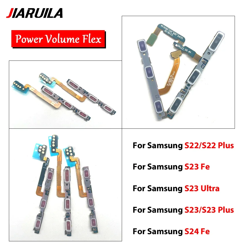 

For Samsung S25/s22 Plus/S23 Fe/s23 Ultra/S24 Fe/S24 Plus/S24 S921B Power Switch On/Off Button Volume Key Button Flex Cable