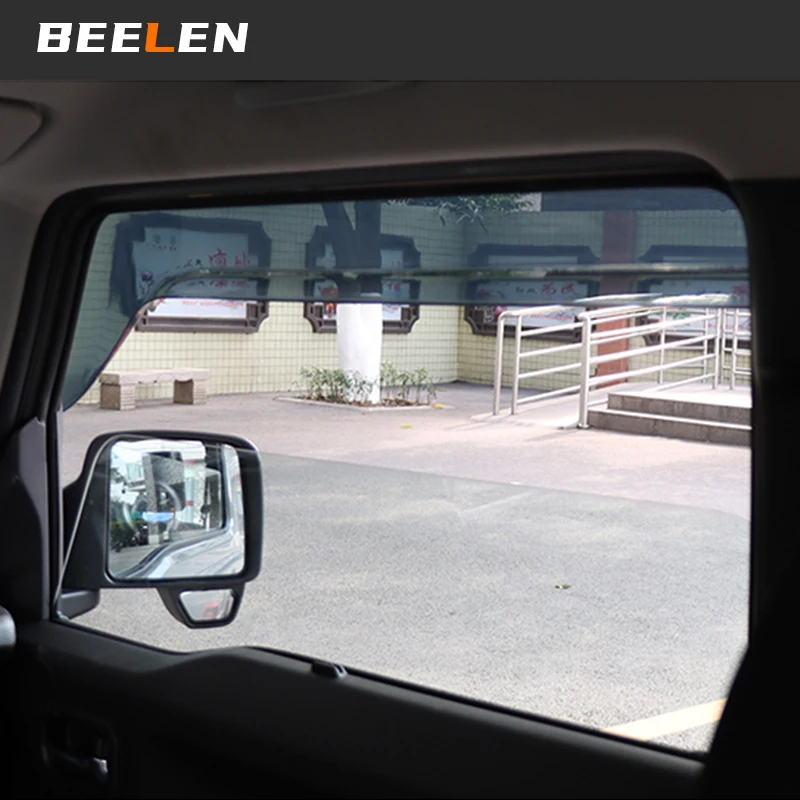 2Pcs Semi Transparent Car Window Visor Rain Sun Guard For Suzuki Jimny JB64 Sierra JB74W 2019-2024 Exterior Accessories