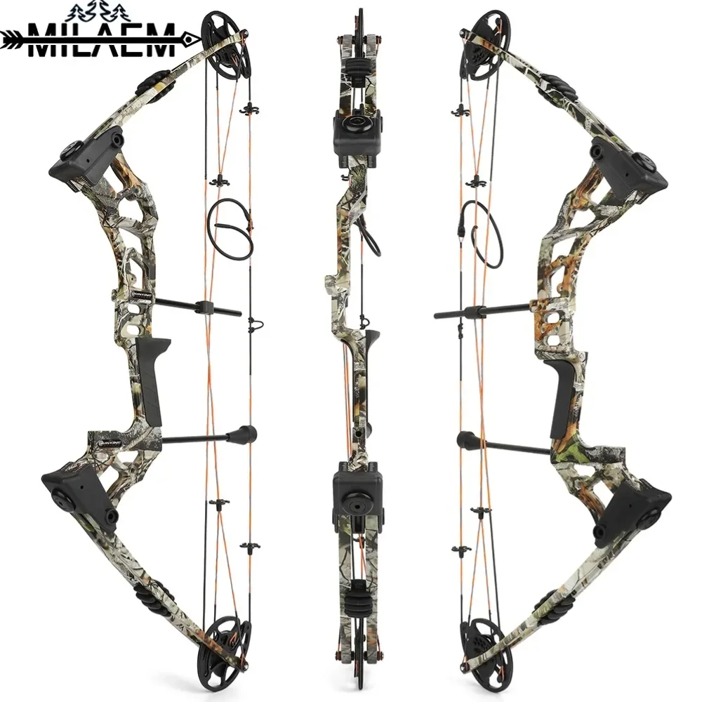 

M121A 0-70lbs Archery Compound Bow Let-off 80% Arrow Speed 320 FPS Adjustable Right Hand Bow Hunting Shooting Pulley Bow Arco