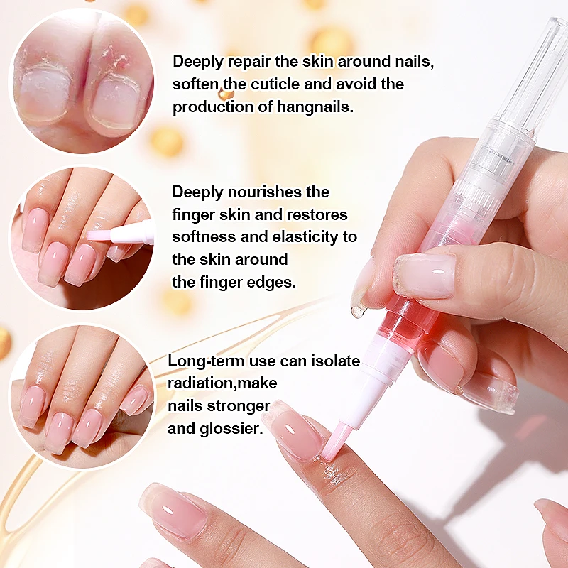 Gezonde Nagel Voeding Olie Pen Fruit Huid Verzachter Zorg Cuticula Revitalisator Olie Manicure Nagel Voedingsproduct