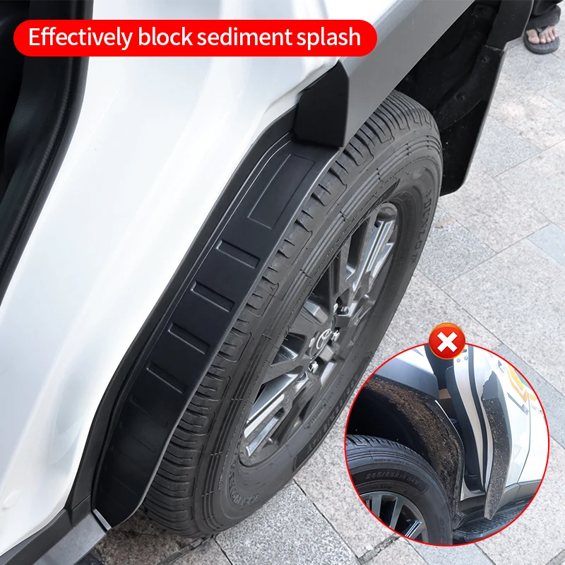 For 2024-2025 Lexus GX550 rear wheel fender lining 550h Exterior Upgraded Modification Protective plate Accessories Tuning - Image 5